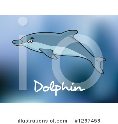 Royalty-Free (RF) Dolphin Clipart Illustration by Vector Tradition SM - Stock Sample #1267458