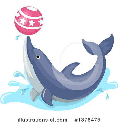 Dolphin Clipart #1378475 by BNP Design Studio