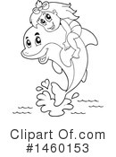 Dolphin Clipart #1460153 by visekart