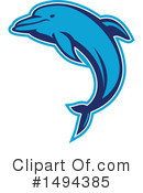 Dolphin Clipart #1494385 by patrimonio