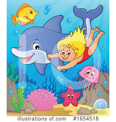 Dolphins Clipart #1654518 by visekart