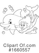 Dolphin Clipart #1660557 by visekart