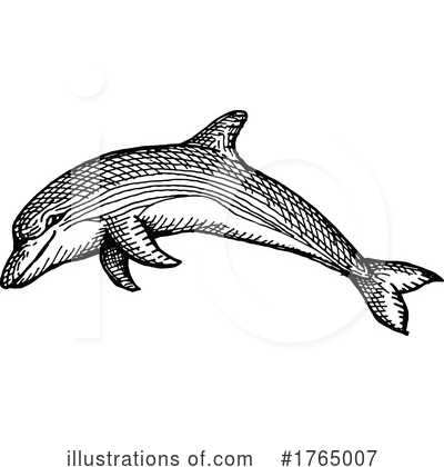 Royalty-Free (RF) Dolphin Clipart Illustration by Vector Tradition SM - Stock Sample #1765007