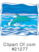 Dolphin Clipart #21277 by Maria Bell