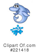 Dolphin Clipart #221418 by visekart