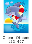Dolphin Clipart #221467 by visekart