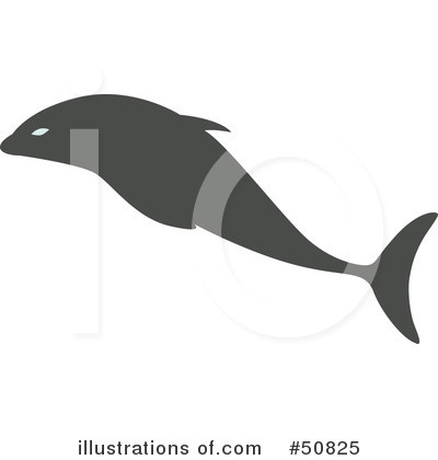 Royalty-Free (RF) Dolphin Clipart Illustration by Cherie Reve - Stock Sample #50825