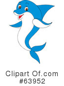 Dolphin Clipart #63952 by Alex Bannykh