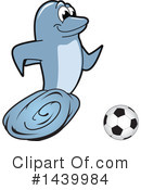 Dolphin Mascot Clipart #1439984 by Mascot Junction