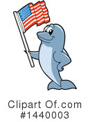 Dolphin Mascot Clipart #1440003 by Mascot Junction