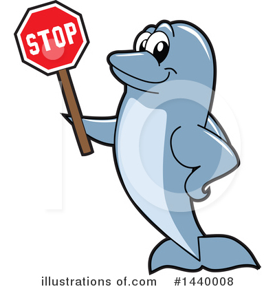 Dolphin Clipart #1440008 by Mascot Junction