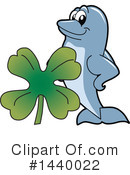 Dolphin Mascot Clipart #1440022 by Mascot Junction