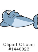 Dolphin Mascot Clipart #1440023 by Mascot Junction
