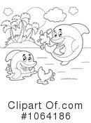 Dolphins Clipart #1064186 by visekart