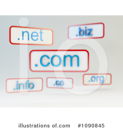 Royalty-Free (RF) Domains Clipart Illustration by Mopic - Stock Sample #1090845