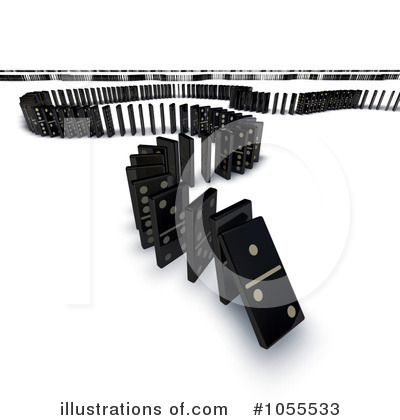 Royalty-Free (RF) Dominoes Clipart Illustration by AtStockIllustration - Stock Sample #1055533