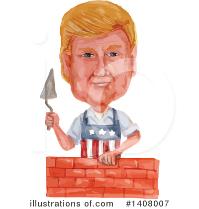 Royalty-Free (RF) Donald Trump Clipart Illustration by patrimonio - Stock Sample #1408007