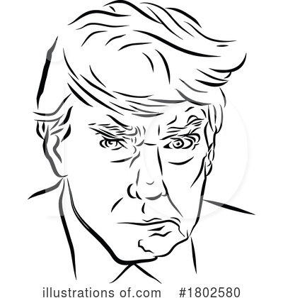 Royalty-Free (RF) Donald Trump Clipart Illustration by Johnny Sajem - Stock Sample #1802580