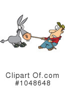Donkey Clipart #1048648 by toonaday
