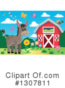 Donkey Clipart #1307811 by visekart