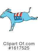 Donkey Clipart #1617525 by patrimonio