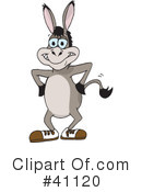 Donkey Clipart #41120 by Dennis Holmes Designs
