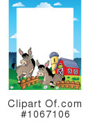 Donkeys Clipart #1067106 by visekart