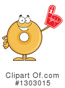 Donut Character Clipart #1303015 by Hit Toon