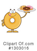 Donut Character Clipart #1303016 by Hit Toon