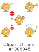 Donut Clipart #1306945 by Hit Toon