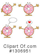 Donut Clipart #1306951 by Hit Toon