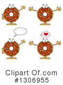 Donut Clipart #1306955 by Hit Toon