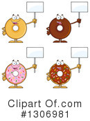 Donut Clipart #1306981 by Hit Toon