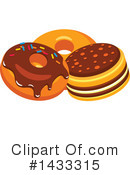 Donut Clipart #1433315 by Vector Tradition SM