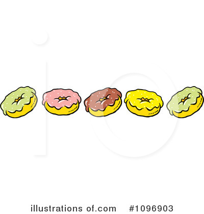 Royalty-Free (RF) Donuts Clipart Illustration by Johnny Sajem - Stock Sample #1096903