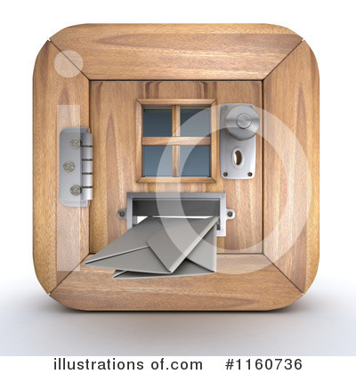 Royalty-Free (RF) Door Clipart Illustration by KJ Pargeter - Stock Sample #1160736
