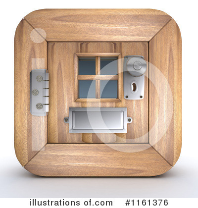 Royalty-Free (RF) Door Clipart Illustration by KJ Pargeter - Stock Sample #1161376