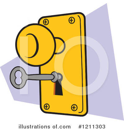 Royalty-Free (RF) Door Clipart Illustration by Johnny Sajem - Stock Sample #1211303