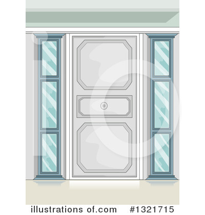 Royalty-Free (RF) Door Clipart Illustration by BNP Design Studio - Stock Sample #1321715