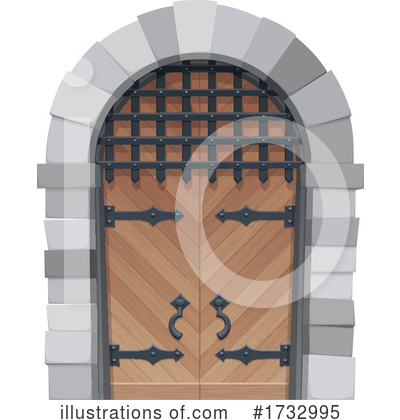 Royalty-Free (RF) Door Clipart Illustration by Vector Tradition SM - Stock Sample #1732995