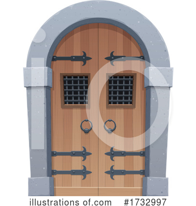 Royalty-Free (RF) Door Clipart Illustration by Vector Tradition SM - Stock Sample #1732997