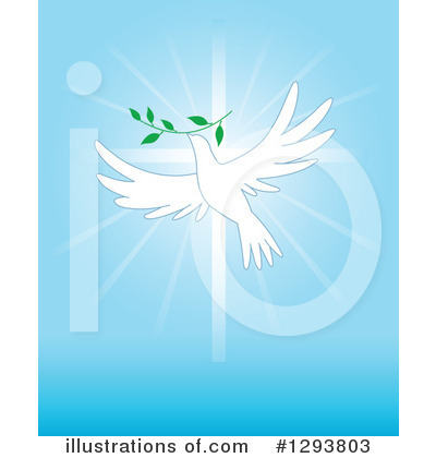 Royalty-Free (RF) Dove Clipart Illustration by Pushkin - Stock Sample #1293803