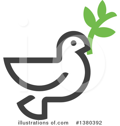 Royalty-Free (RF) Dove Clipart Illustration by elena - Stock Sample #1380392