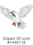Dove Clipart #1446116 by patrimonio