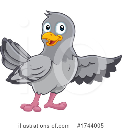 Pigeon Clipart #1744005 by AtStockIllustration