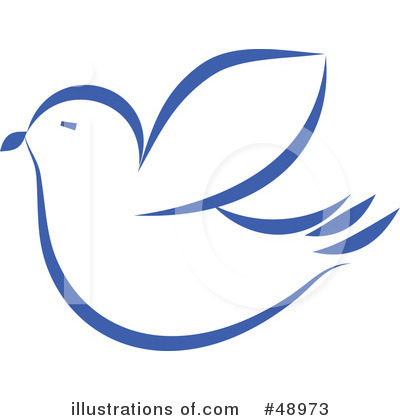 Royalty-Free (RF) Dove Clipart Illustration by Prawny - Stock Sample #48973
