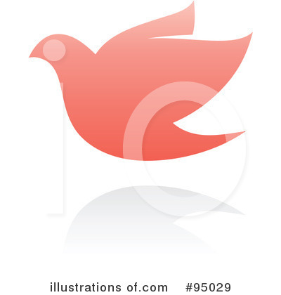 Royalty-Free (RF) Dove Logo Clipart Illustration by elena - Stock Sample #95029