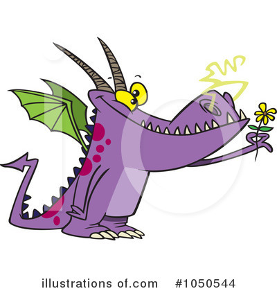 Royalty-Free (RF) Dragon Clipart Illustration by toonaday - Stock Sample #1050544