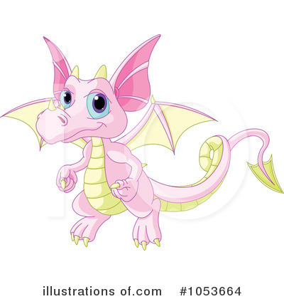 Royalty-Free (RF) Dragon Clipart Illustration by Pushkin - Stock Sample #1053664