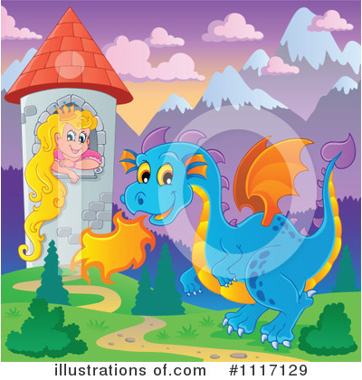 Royalty-Free (RF) Dragon Clipart Illustration by visekart - Stock Sample #1117129